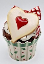 Villeroy & Boch Winter Bakery Decoration Dose Cupcake Groß Weihnachten RAR 