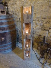 Windlicht Unikat aus altem
