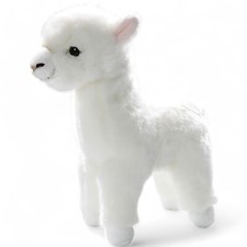 Carl Dick Lama stehend weiß