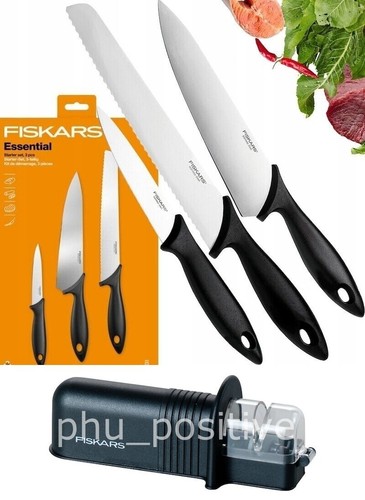 Fiskars essential messerset - fiskars, 3