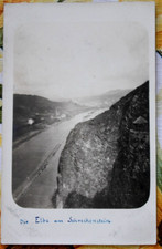 AK PK Foto Schreckenstein Elbe Böhmen  1905 Tschechien Burg Střekov AD