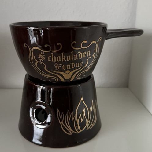 Schokoladenfondue keramik - schokoladenfondue,