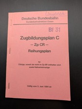 Buch  Zugbildungsplan C -