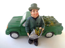 Spardose " Angler mit Auto "