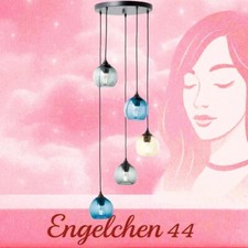 Deckenlampe Pendelleuchte Leuchten Brilliant AMIRI Metall Glas schwarz bunt 50cm