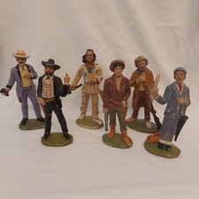 Konvolut 6 Friedel Figuren , Karl May , kein Elastolin , zum Restaurieren