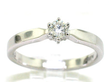 Brillant ring 750 weißgold - brillant,
