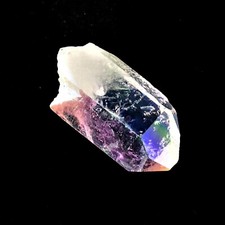 Aqua Aura Bergkristall Spitze