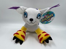 Digimon Gatomon Katze Stofftier Plüschtier Plüsch 1999 mit Etikett ca. 23 cm