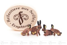 Reifentier Hasenfamilie in