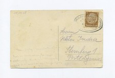 1938 Sudetenland Treublitz Troubelice Bahnpost Breslau Mittelwalde Sternberg