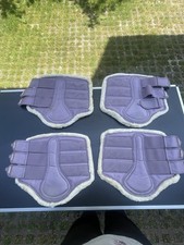 Eskadron Gamschen-Set Faux Fur vorne + hinten, Gr. L, Classic Sports, Lavender