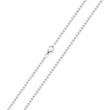 MATERIA 2,7mm Kugelkette Silber 925 - Halskette Damen Silber in 40-70cm mit Box