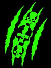 1x Monster Kralle Sticker