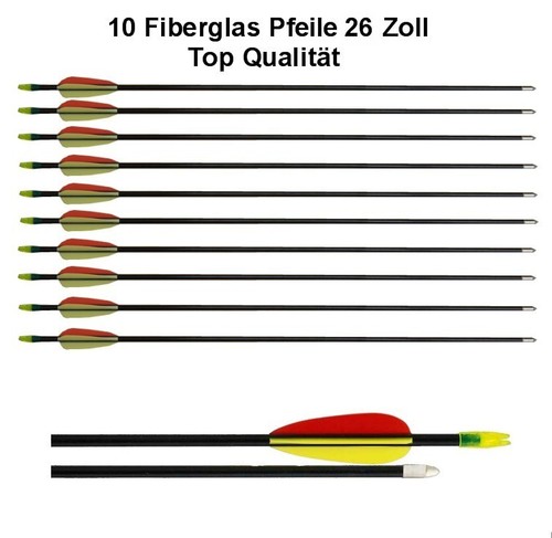 Pfeile fiberglas zoll - 10,