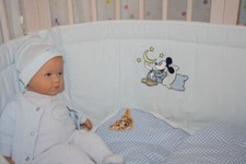 Donaldson Polster NEU weiß Mickey Ställchen Bank Kuschelecke Rarität