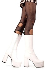 Lamoda Wide Fit White PU
