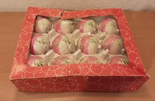 DDR 12 Christbaumkugeln, Weihnachtsschmuck, Lauscha? (Matt mit Glitter) #2 