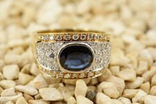 1,30 ct. Saphir Diamant Ring