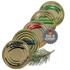 Sortiment Dosenwurst 5 x 200g Dosen mit Deckel Konserven Set 5 Sorten Vorrat