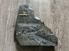 Junghans Tischuhr Uhr Stein Schiefer Optik 