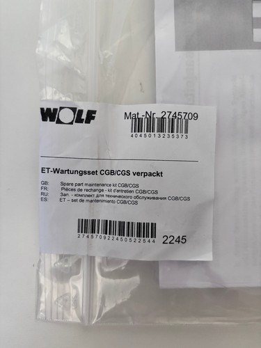 Original wolf wartungsset cgb - wartungsset,