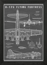 B-17 Flying Fortress Framed