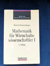 Heinrich Rommelfanger, Mathematik für Wirtschaftswissenschaftler, Band 1