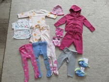 Winter Kleiderpaket/Set Mädchen Gr.62/68 Hosen,Kapuzenjacke,Strumpfhose,Jacke