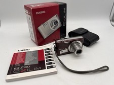Casio EXILIM EX-Z100 10.1MP Digitalkamera - Weinrot/ Rotbraun Getestet