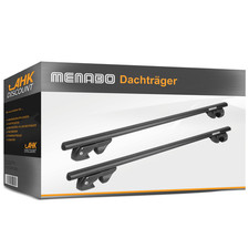 Für Honda Accord Tourer 08- MENABO Dachträger Sherman Aluminium schwarz Neu