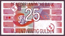 NIEDERLANDE 25 GULDEN Banknote