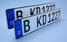 2 KFZ Kennzeichen