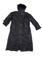 Regenmantel Damen Schwarz lang