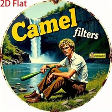 Blechschild rund Zigaretten