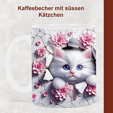 Tasse mit Katzen Motive