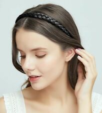 Geflochten Haarreifen Zopfhaarreif Stirnband Haarband Dirndl Blond Weinrot