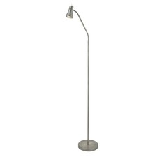 Stehlampe Stehleuchte Wohnzimmer in Silber GU10 133-167 cm verstellbar Retro