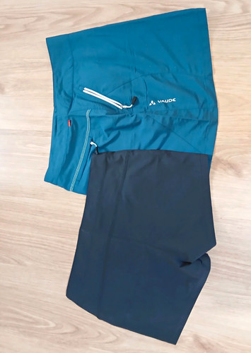 Vaude damen skort kurz blau - kurz,