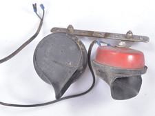 2x Hella 002924 Hupe Doppelhupe hoch tief Halterung Signalhorn E-Nummer 12V Set