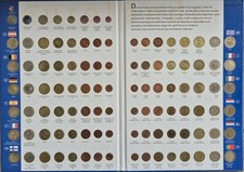 Euro Sammelalbum vollständig alle Münzen der 12 Gründungsländer inkl. Beiblatt