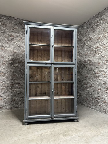 Vintage schrank vitrine - vintage, |