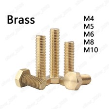 M4 M5 M6 M8 M10 Brass Hex Head