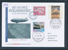 100a) Zeppelin NT, 80 Jahre Polarfahrt 2011, Zudruck-GA Tag der Briefmarke
