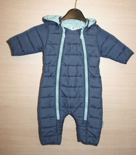 Sterntaler Newborn- / Babyoverall, Winteranzug mit Kapuze, Gr. 62 in blau