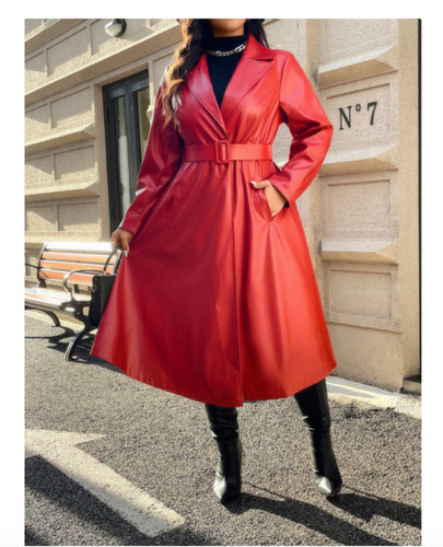 Damen mantel rot - damen,