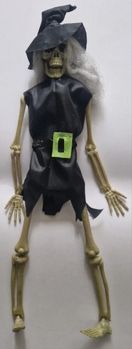 Halloween skelett hexe 40cm - halloween,