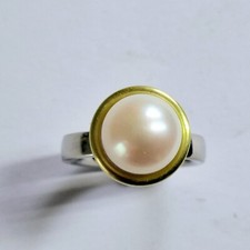 Massive Scheibe aus Silber /