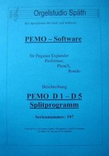 PEMO Software D1 - D5  Split