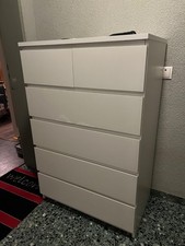 Kommode Malm weiß mit 6